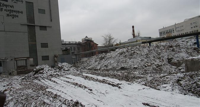 ЖК Lucky (Лаки), строительная площадка, расчистка территории, вид с улицы 2-я Звенигородская, фото - 8 Квартирный контроль