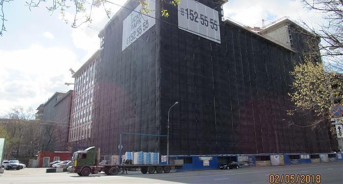 ЖК Искра Парк - монолитные работы и отделочные работы, вид с улицы Маршала Шапошникова, фото 1 Квартирный контроль
