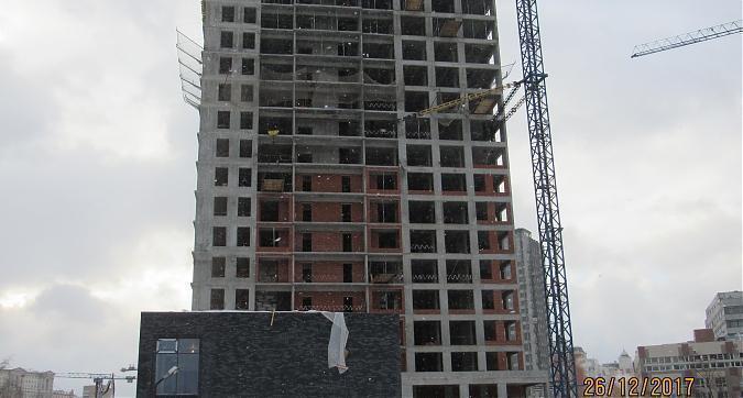 ЖК Резиденции архитекторов, 12-й корпус - монолитные работы, вид с Рубцовской набережной, фото 2 Квартирный контроль