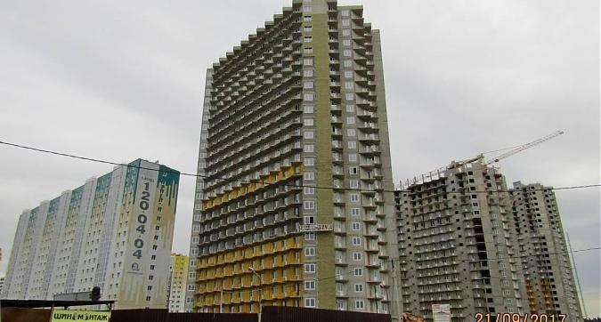 ЖК Зеленоградский - вид на строящийся жилой комплекс с Жилинской улицы Квартирный контроль