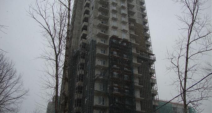 ЖК Зеленоград Сити, корпус 330, фасадные работы, вид с Савелкинского проезда, фото -3 Квартирный контроль