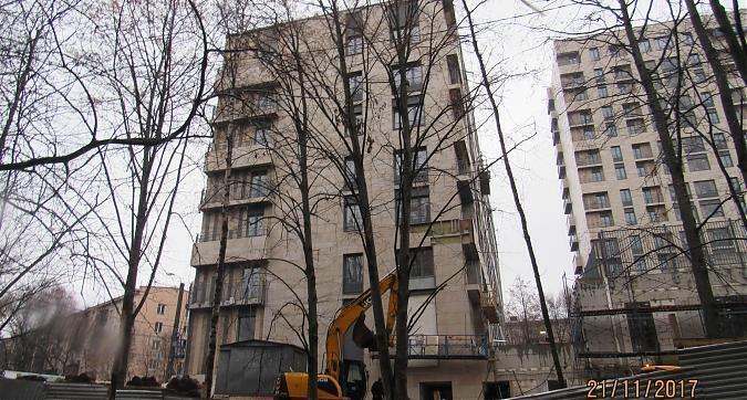 ЖК Гришина,16 (Level Кутузовский), корпус Б - фасадные работы, вид с улицы Гришина, фото 3 Квартирный контроль