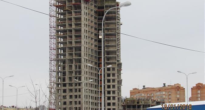 ЖК Новая звезда, корпус 5, монолитные работы - вид с улицы Бачуринская, фото 1 Квартирный контроль