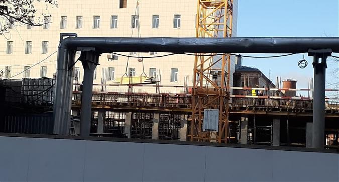 ЖК White Khamovniki (Вайт Хамовники), строительная площадка, вид с Олсуфьевского пер., фото - 2 Квартирный контроль