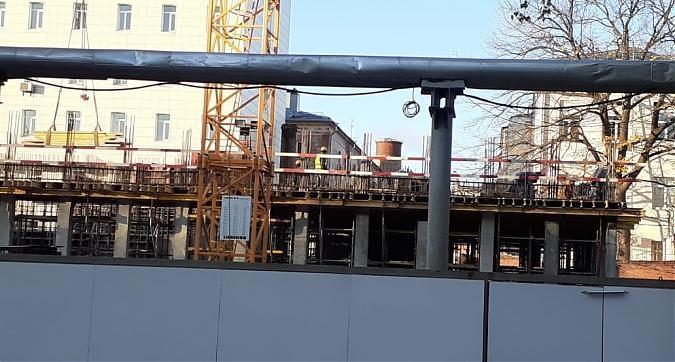 ЖК White Khamovniki (Вайт Хамовники), строительная площадка, вид с Олсуфьевского пер., фото - 7 Квартирный контроль
