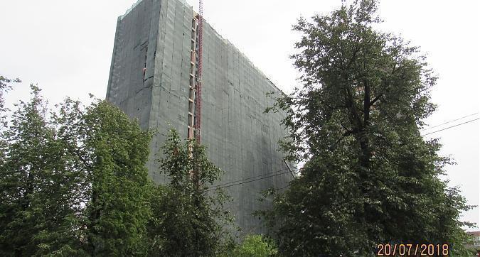 ЖК Ленинский, 38, фасадные работы - вид с Ленинского проспекта, фото 3 Квартирный контроль