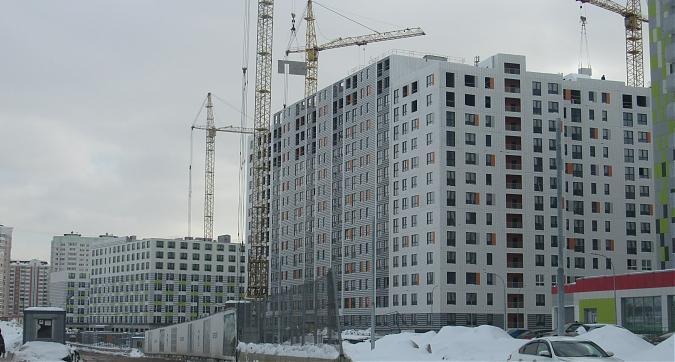 ЖК Люберецкий, 3-й корпус, монтажные работы, вид с северной стороны, фото 1 Квартирный контроль
