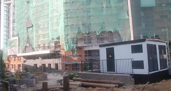 ЖК Букинист, облицовочные работы - вид на комплекс со стороны улицы Бутлерова, фото 1 Квартирный контроль