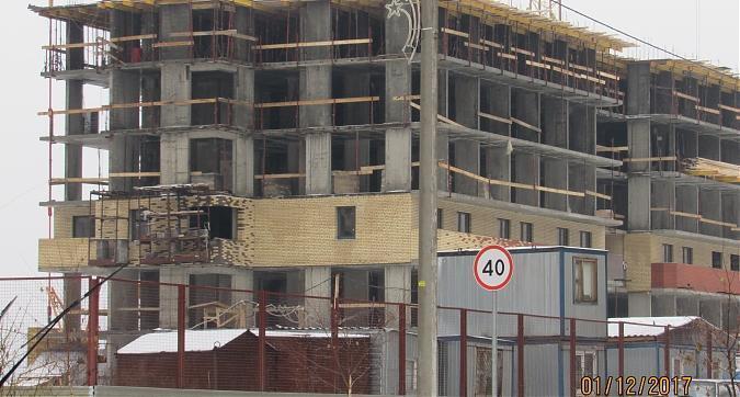 ЖК Лукино-Варино, корпус 48-8 - монолитные работы, вид с улицы Строителей, фото 2 Квартирный контроль