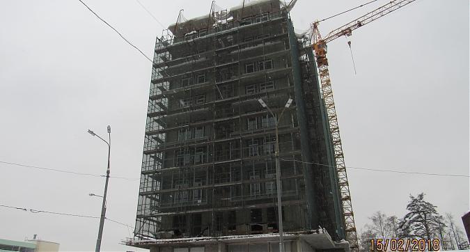 ЖК Янтарь-Apartments (Комплекс апартаментов Янтарь-Apartments), фасадные работы - вид с Левобережной улицы, фото 7 Квартирный контроль