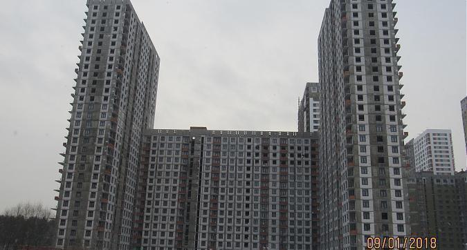 ЖК Оранж парк, 5-й корпус, вид с улицы Строителей, фото 3 Квартирный контроль
