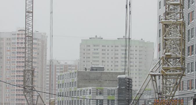 ЖК Люберецкий, 4.1-й корпус, монтажные работы, вид с северной стороны, фото 1 Квартирный контроль