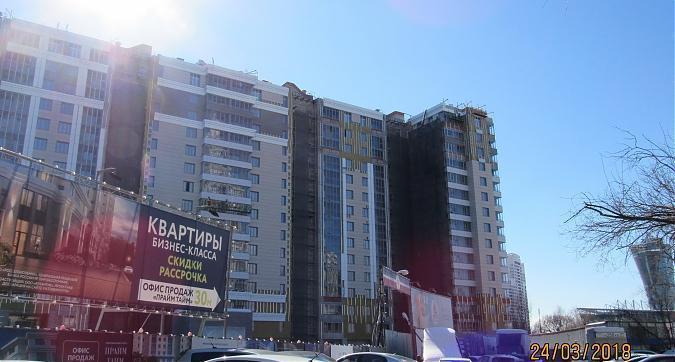 ЖК Прайм тайм - фасадные работы, вид с улицы Викторенко, фото 4 Квартирный контроль