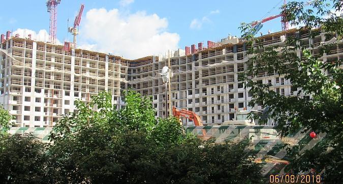 ЖК Влюберцы, 2-й корпус - монолитные работы, вид со стороны Коммунистической улицы, фото 5 Квартирный контроль