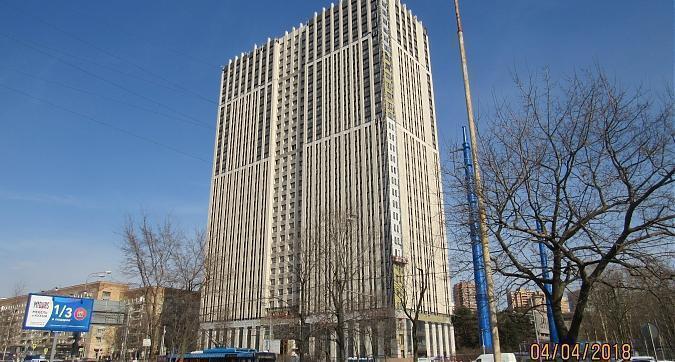 ЖК The MID, фасадные работы - вид с Ленинского проспекта, фото 7 Квартирный контроль