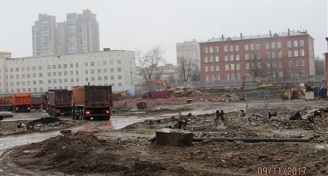 ЖК CITY PARK (Сити парк) - подготовка территории к строительству нового корпуса , вид со строны Шмитовского проезда, фото 2 Квартирный контроль