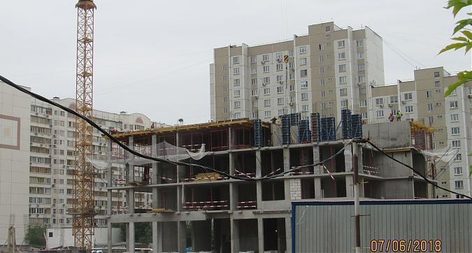 ЖК Новочеремушкинская, 17, 3-й корпус - монолитные работы, вид с южной стороны Квартирный контроль