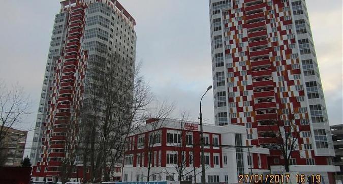 ЖК Red Hills - вид на комплекс со стороны улицы Жуковского Квартирный контроль