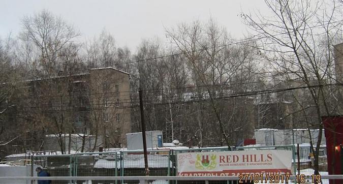 ЖК Red Hills - вид на строительную площадку стороны улицы Жуковского Квартирный контроль