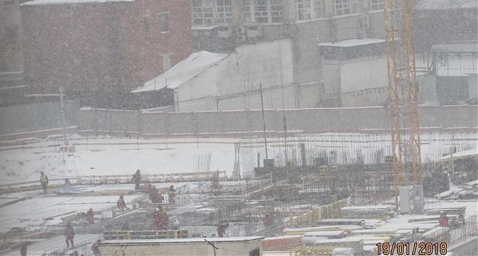 ЖК Серебряный фонтан, монолитные работы - вид с Новоалексеевской улицы, фото 5 Квартирный контроль