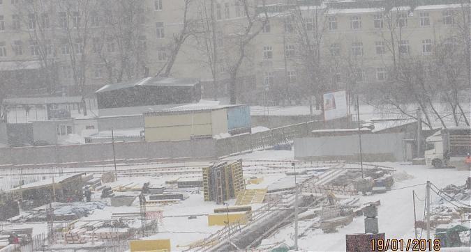 ЖК Серебряный фонтан, монолитные работы - вид с Новоалексеевской улицы, фото 7 Квартирный контроль