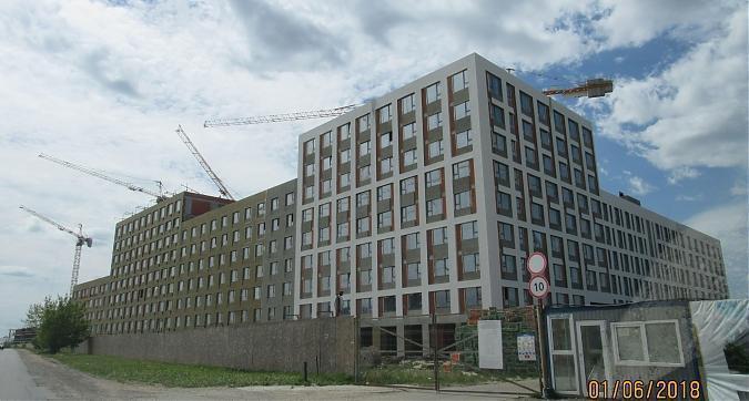 ЖК Первый Квартал, г. Видное (ЖК Брусника), 1-й корпус - вид с восточной стороны, фото 2 Квартирный контроль