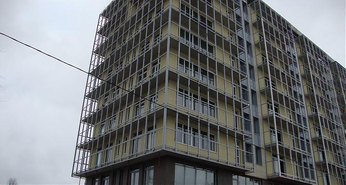  ЖК Янтарь-Apartments, фасадные работы, вид с ул. Левобережная, фото -1 Квартирный контроль
