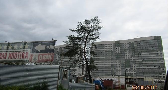 ЖК Лидер Парк - вид на строящийся корпус 2 со стороны 1-го Рупасовского переулка Квартирный контроль