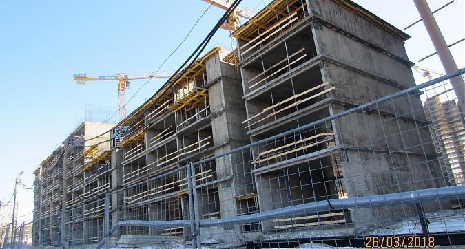 ЖК Хорошевский, 1 корпус - монолитные работы, вид со стороны улицы Берзарина, фото 2 Квартирный контроль