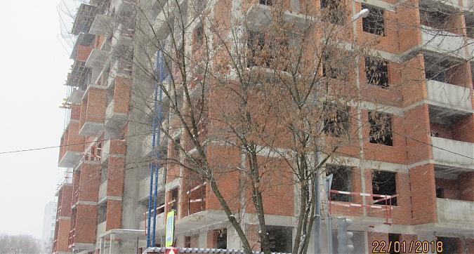 ЖК Дом на Сходненской, монолитные и отделочные работы - вид с улицы Фабрициуса, фото 7 Квартирный контроль