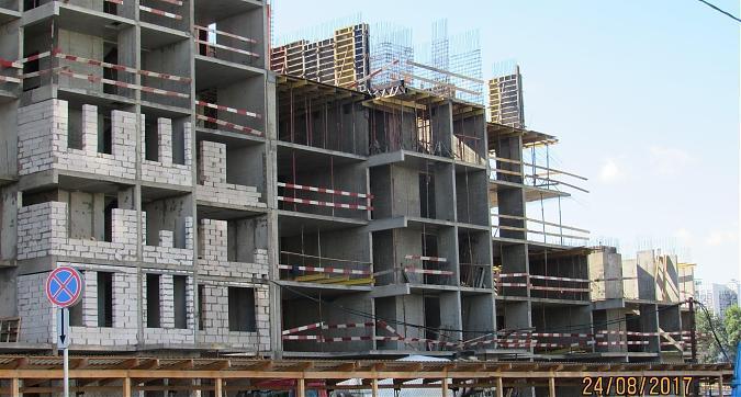 ЖК Влюблино, монолитные работы - вид на строительство комплекса с улицы Перерва, фото 3 Квартирный контроль