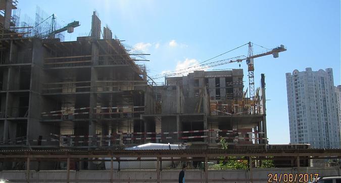 ЖК Влюблино, монолитные работы - вид на строительство комплекса с улицы Перерва, фото 5 Квартирный контроль