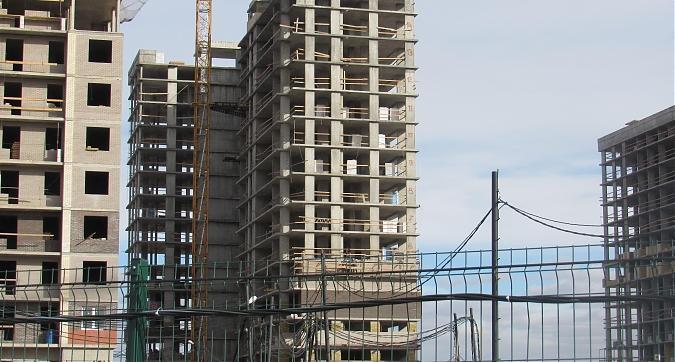 ЖК Остафьево, корпус 2, фасадные работы, вид с Остафьевского шоссе, фото - 3 Квартирный контроль