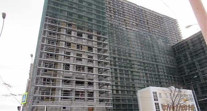 ЖК Царская площадь, вид с 1-го Боткинского проезда, фасадные работы, фото - 1 Квартирный контроль