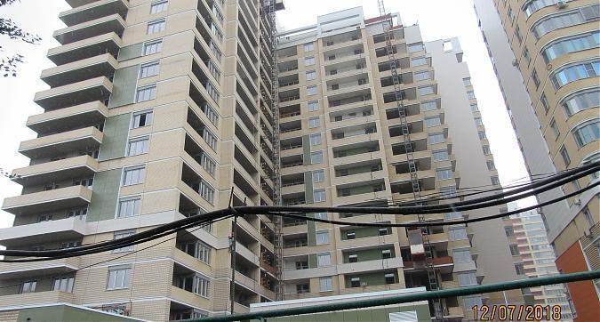 ЖК На ул Мельникова, 6-й корпус, фасадные работы - вид с улицы Мельникова, фото 2 Квартирный контроль