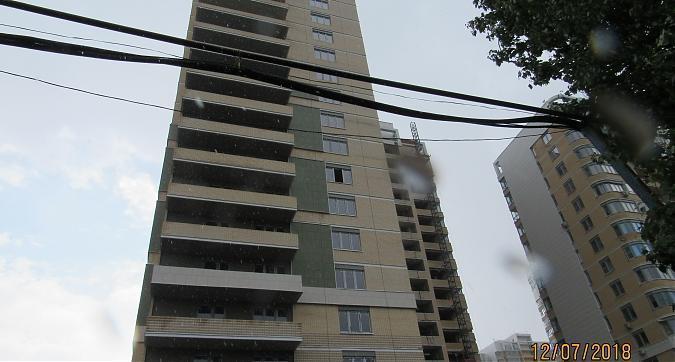 ЖК На ул Мельникова, 6-й корпус, фасадные работы - вид с улицы Мельникова, фото 3 Квартирный контроль