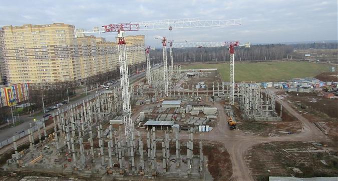 ЖК Новое Пушкино - вид сверху на строительную площадку Квартирный контроль