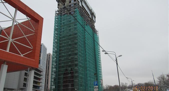 ЖК Водный 3 (МФК Водный), корпус Гамбург - фасадные работы, вид с Головинского шоссе, фото 2 Квартирный контроль