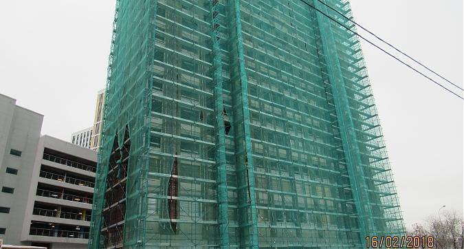 ЖК Водный 3 (МФК Водный), корпус Гамбург - фасадные работы, вид с Головинского шоссе, фото 3 Квартирный контроль