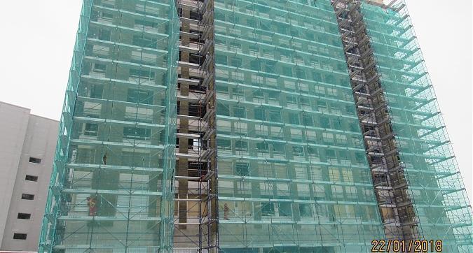 ЖК Водный 3 (МФК Водный), корпус Гамбург - фасадные работы, вид с Головинского шоссе, фото 4 Квартирный контроль