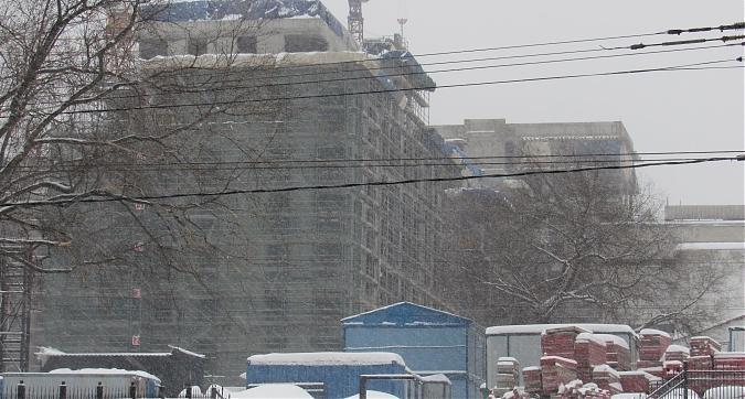 ЖК Вишневый Сад, вид на комплекс с Мосфильмовской улицы, монолитные работы, фото - 2 Квартирный контроль