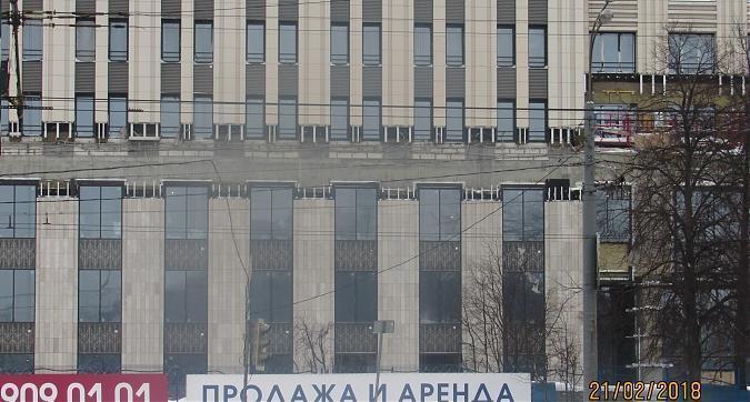 ЖК The MID, фасадные работы - вид с Ленинского проспекта, фото 7 Квартирный контроль