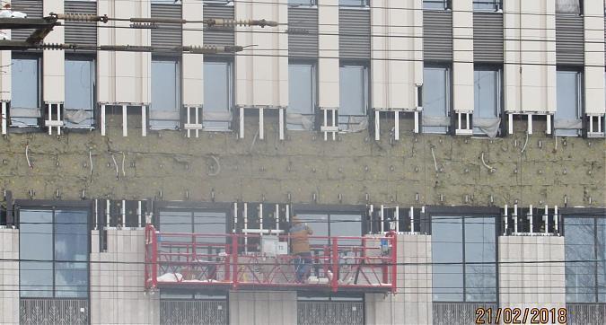 ЖК The MID, фасадные работы - вид с Ленинского проспекта, фото 5 Квартирный контроль