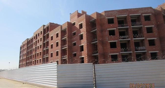ЖК Томилино, 10-й корпус, возведение наружных стен - вид с Колхозной улицы, фото 3 Квартирный контроль