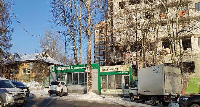 ЖК Ольховка, офис продаж, вид с улицы Текстильной, фото 5 Квартирный контроль