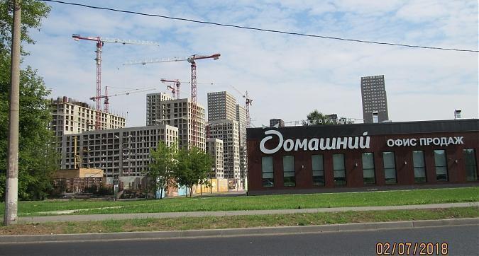 ЖК Домашний, 2-я очередь строительства - монолитные работы, вид с Донецкой улицы, фото 2 Квартирный контроль