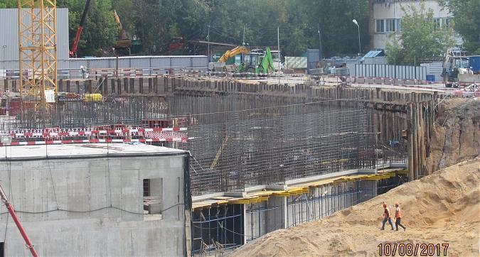 ЖК Династия, работы по  обустройству котлована - вид с Хорошевского шоссе на строительство 1-го дома, фото 4 Квартирный контроль