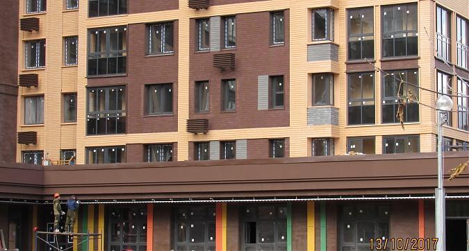   ЖК Родной город. Каховская, 2-й корпус - фасадные работы, вид с Внутреннего проезда, фото 2 Квартирный контроль