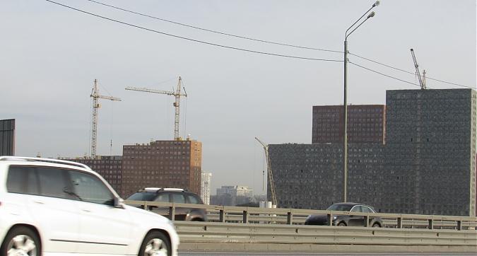 ЖК Мякинино парк, общий вид на комплекс с Новорижского шоссе, фото - 9 Квартирный контроль