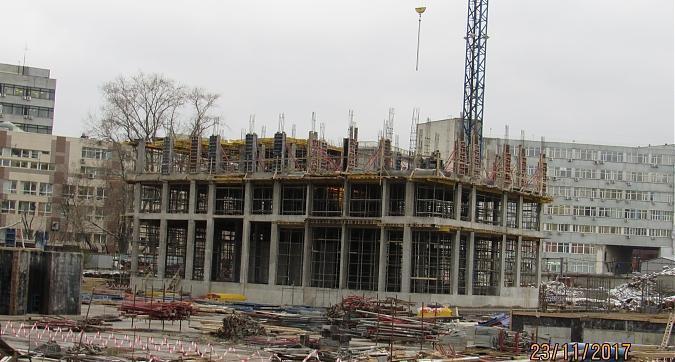 ЖК Резиденции архитекторов, 10-й корпус - монолитные работы, вид с Рубцовской набережной, фото 2 Квартирный контроль